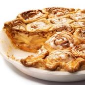 Cinnamon Bun Apple Pie