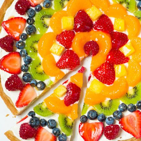 HOMEMADE FRUIT PIZZA DELUXE