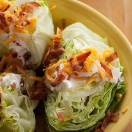 Cheddar Bacon Wedge Salad