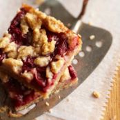 Cherry Crumble Pie Bars