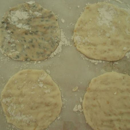 Black and White Sesame Seed Crackers