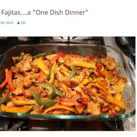 Sheet Pan Chicken Fajitas