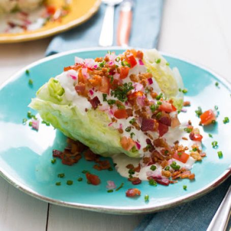 Fully Loaded Iceberg Wedge Salad