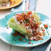 Fully Loaded Iceberg Wedge Salad