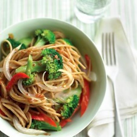 Lighter Sesame Noodles