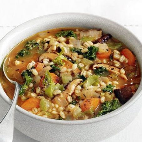 Carrot-Mushroom-Barley Stew