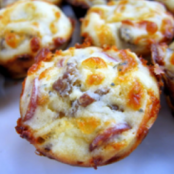 Sausage, Pepperoni Pizza Puffs
