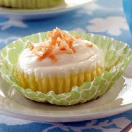 Coconut Cream Mini Cheesecakes