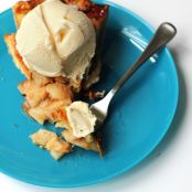 Salted Caramel Bourbon Apple Pie