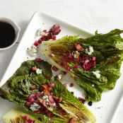 Grilled Romaine With Blue Cheese-Bacon Vinaigrette