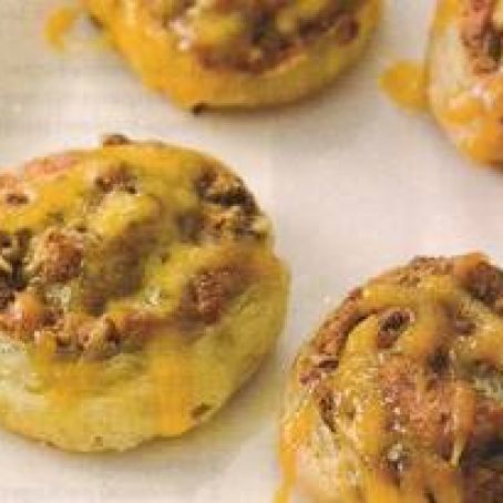 Cheesy Bacon Pecan Spirals