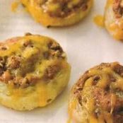 Cheesy Bacon Pecan Spirals