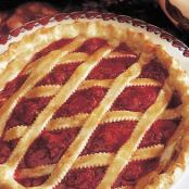 Grandma's Strawberry Rhubarb Pie
