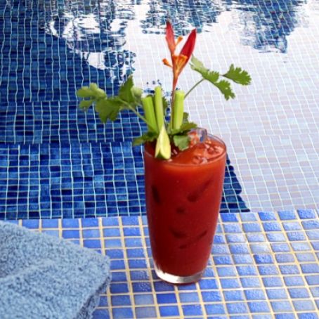 Tropical Guaro Bloody Mary