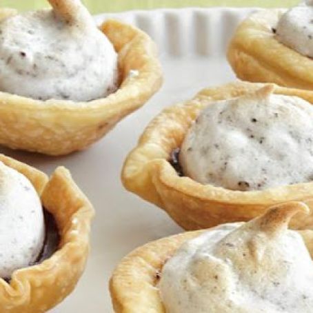 Chocolate Meringue, Mini Pies