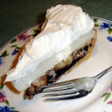 Chocolate Banana Coconut Cream Pie