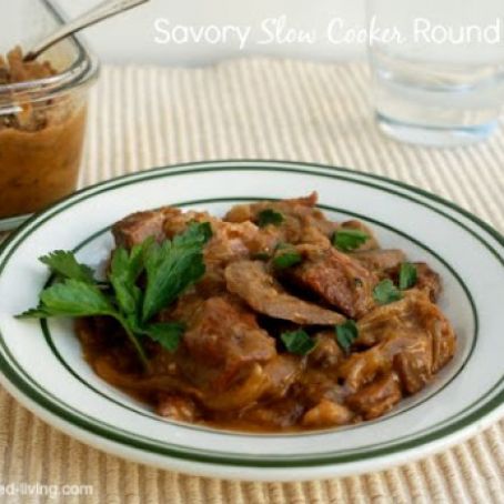 Savory Slow Cooker Round Steak