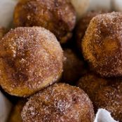 Baked Pumpkin Spice Donut Holes