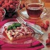 Fresh Raspberry Kuchen
