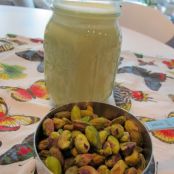 Homemade Pistachio Milk
