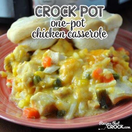 Crockpot Chicken Hobo Casserole