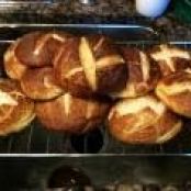 Pretzel Rolls (Bavarian Pretzel Sandwich Rolls)