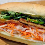 Bánh Mì with Lemongrass Tofu