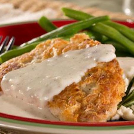 Backwoods Pork Chops with River Gravy