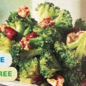 Roasted Broccoli with Walnuts & Cranberries