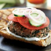 Greek Bison Burgers