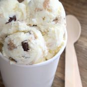 Gluten Free Ben and Jerry's Style Chocolate Chip Cookie Dough Ice Cream