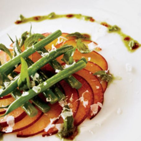 Green Bean and Plum Salad