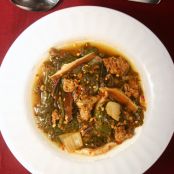 Spicy Turkey, Kale, and Mushroom Soup