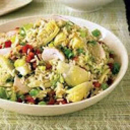 Rice, Chicken and Artichoke Salad