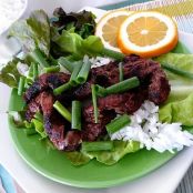 Grilled Korean Bulgogi Lettuce Wraps