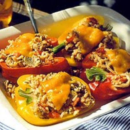 Turkey-Stuffed Peppers
