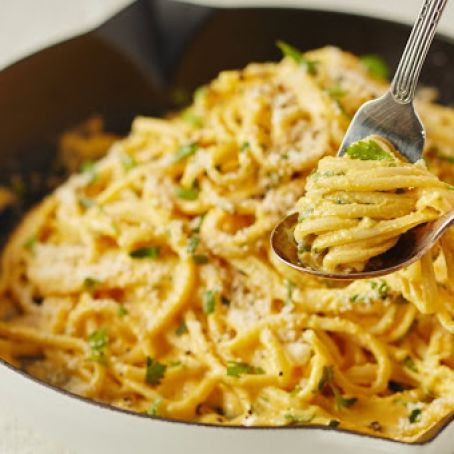 Butternut Squash Fettuccine Alfredo