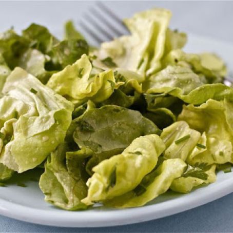 Butter Lettuce with Mustard Vinaigrette