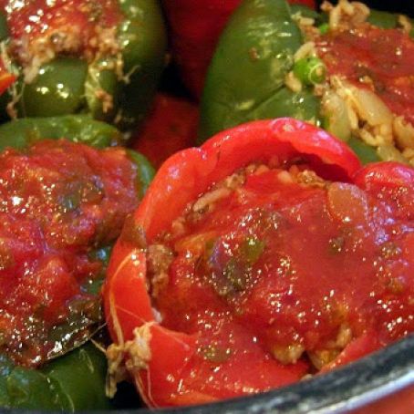 Stove Top Stuffed Peppers