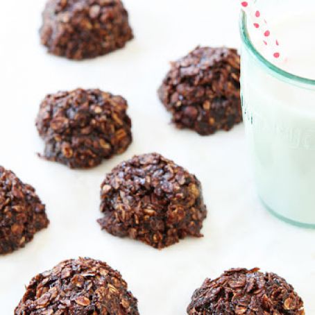 Healthy No-Bake Cookies {Vegan & Gluten-Free}