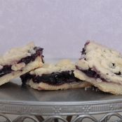 Blueberry Shortbread Bar Cookies