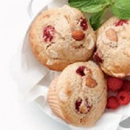 Raspberry Almond Muffins