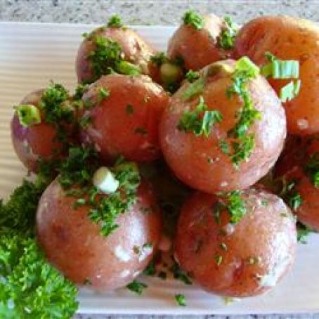 New Potatoes with Caper Sauce