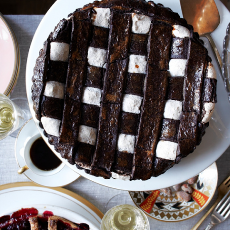 Tartine's Chocolate-Rye Tart