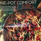 One Pot Ragu with Italian Sausage