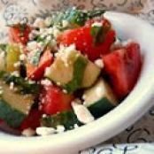 Tomato, Basil, and Feta Salad