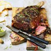 Leg-O-Lamb with Rosemary Au Jus