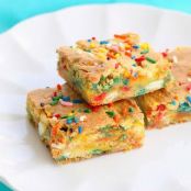 Cake Batter Blondies