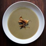 CREAM OF ARTICHOKE SOUP w/PORCINI