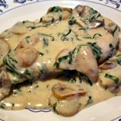 FLORENTINE CHICKEN ALFREDO - Low Carb